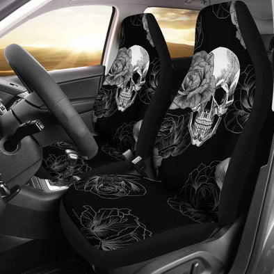 Housses de siège auto gothiques, accessoires de véhicule gothiques, motif  toile d'araignée noir et blanc, cadeau pour conducteur esthétique effrayant  effrayant, sombre sorcière -  France