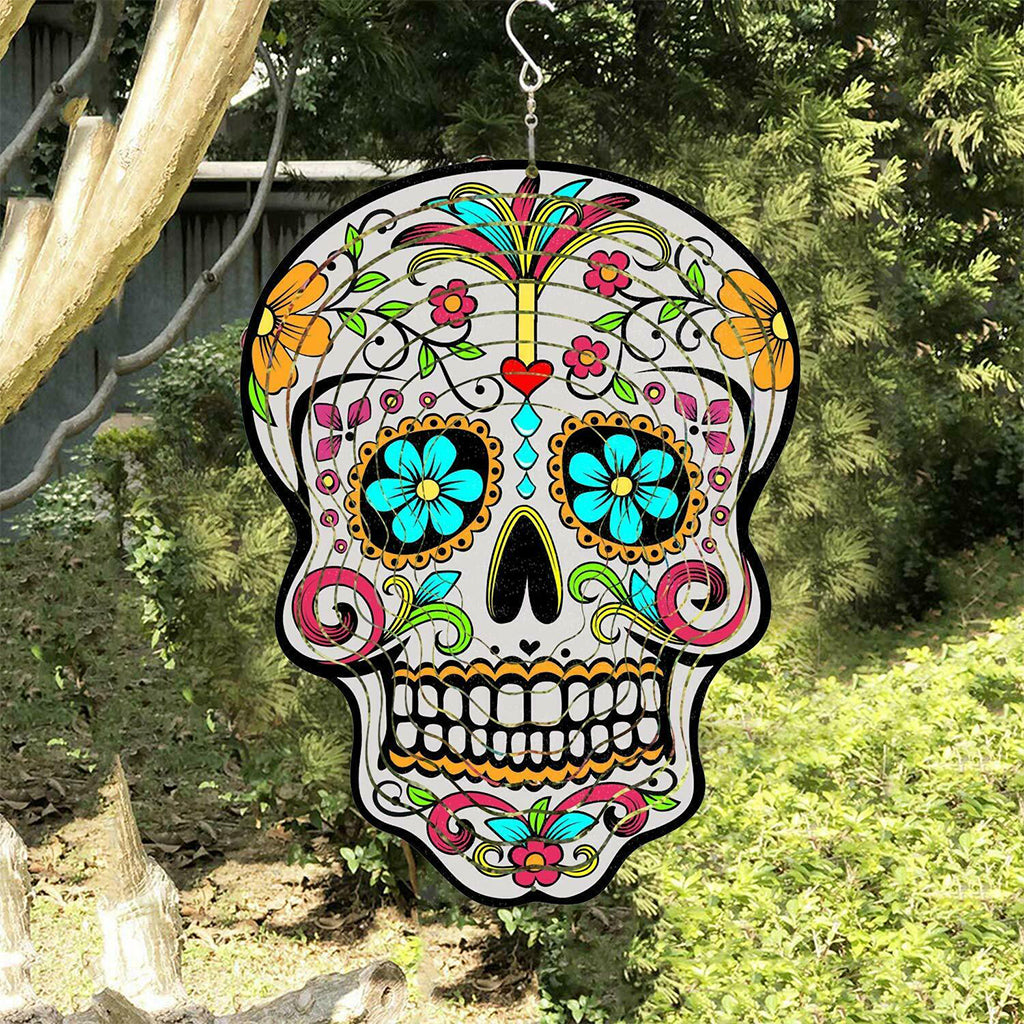 Mobile à vent tête de mort mexicaine – Blink Skull