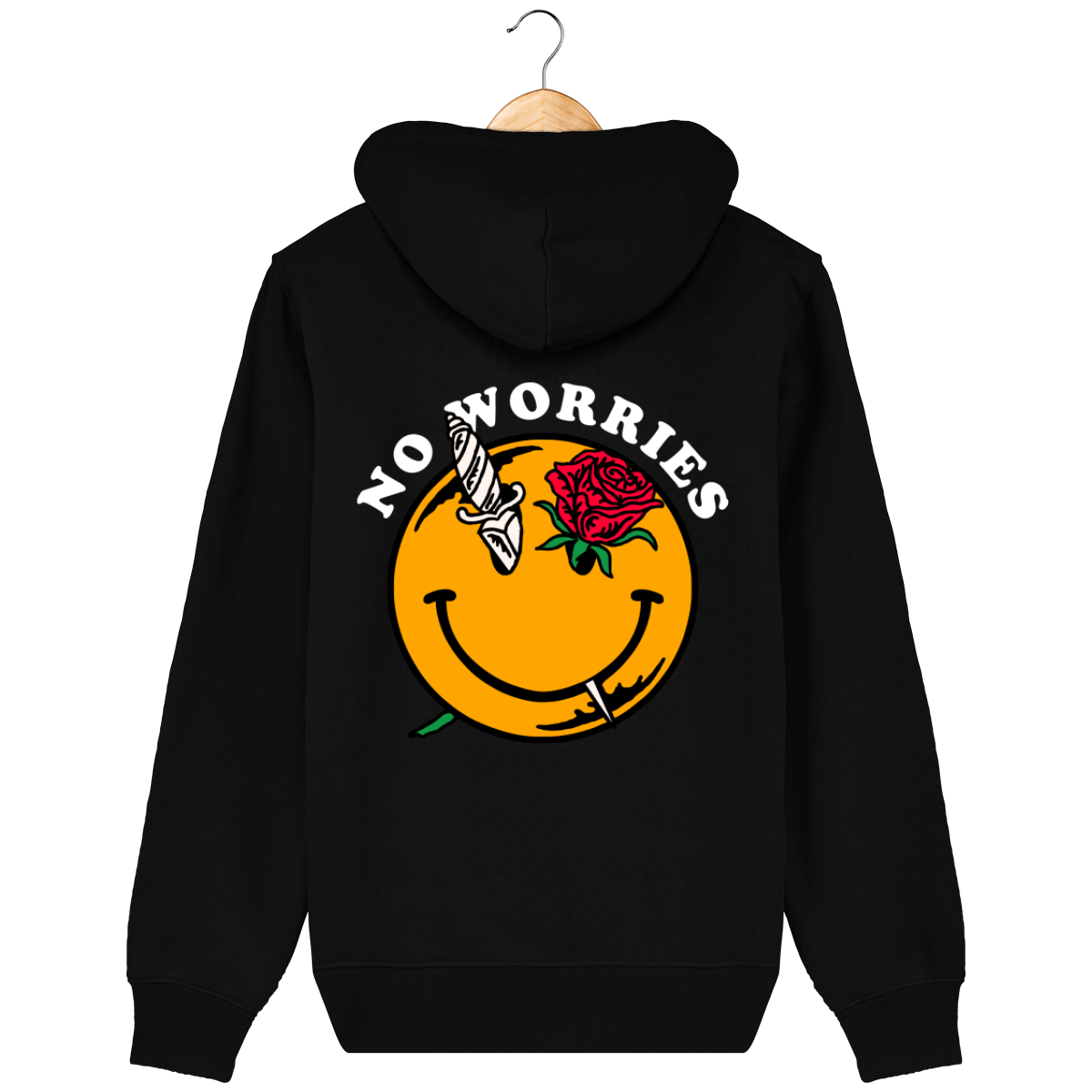 NO WORRIES - Sweat à Capuche