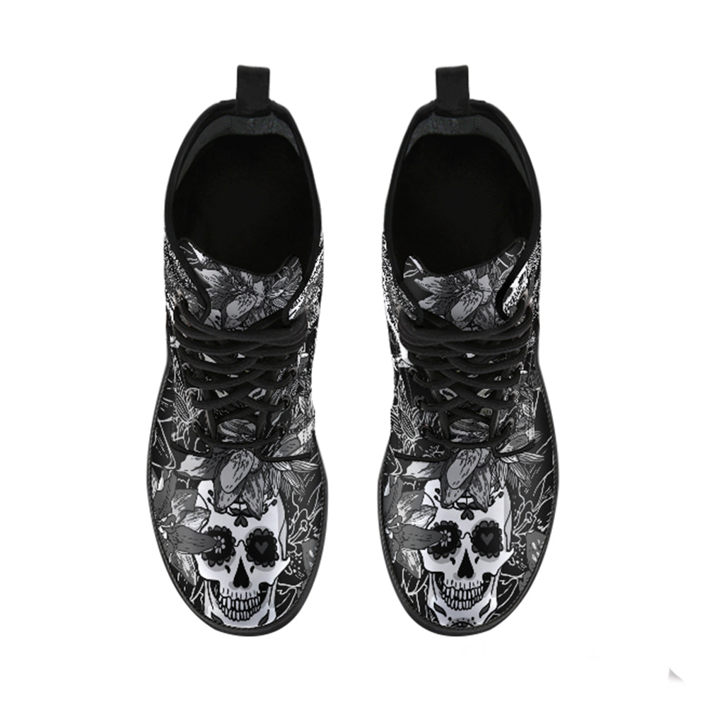 Boots tête de mort margarita vue de dessus marque Blink Skull