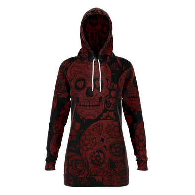 RED SUGAR SKULL - Robe Sweat à Capuche