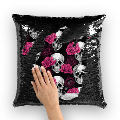 Marlène Roses Sequin Cushion Cover
