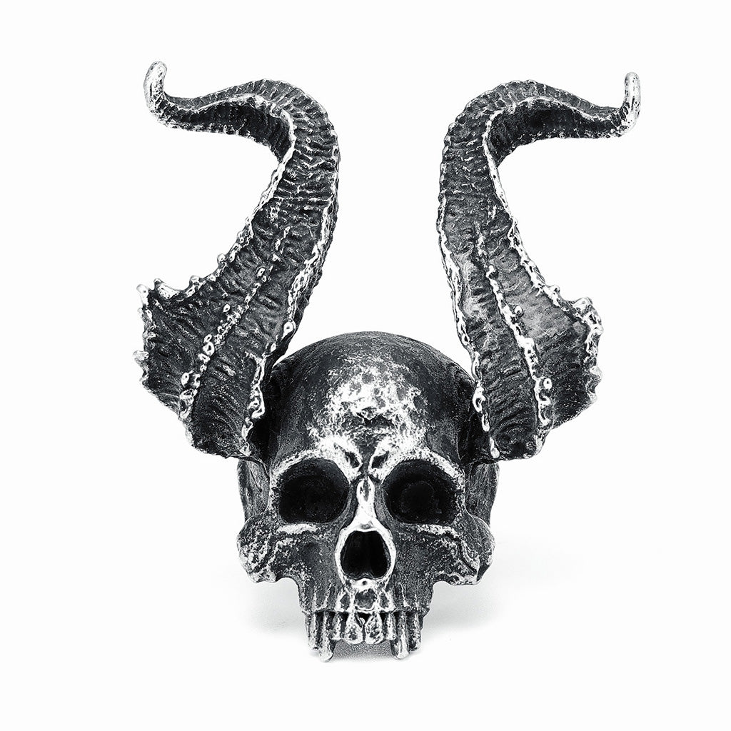 Bague Tête de Mort Noire Infernale – Blink Skull