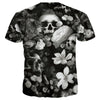 Tshirt Homme Skull Black & White