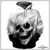 Sweat 3D Skull Black & White